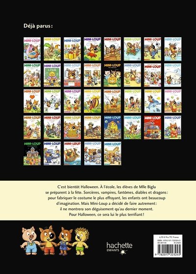 Mini-Loup fête Halloween couverture phosphorescente