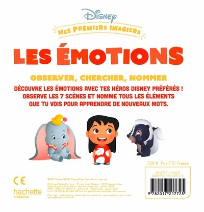 DISNEY BABY - Mes Premiers Imagiers - Les émotions