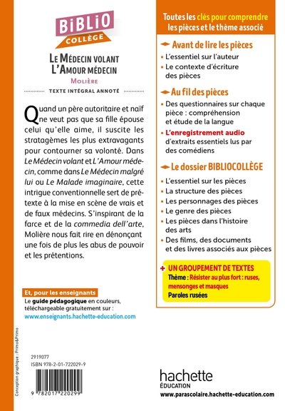 Bibliocollège - Le médecin volant - L'amour médecin, Molière