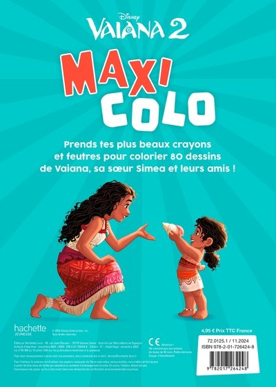 VAIANA 2 - Maxi Colo - DISNEY PRINCESSES