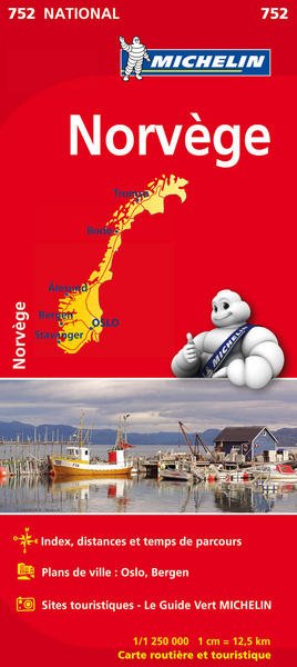 Carte Nationale Norvege / Noorwegen