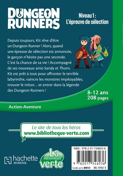 Dungeon Runners 01 - Niveau 1 : L'épreuve de sélection