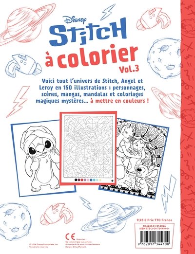 STITCH - Stitch à colorier - Vol. 3 - Disney