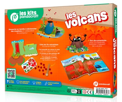 Les volcans - Kit Pandacraft dès 3 ans
