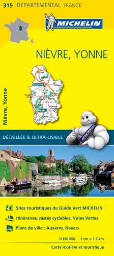 Carte Départementale Nièvre, Yonne