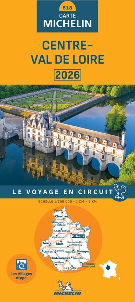 Carte Régionale Centre - Val de Loire 2026