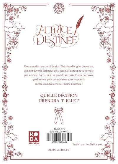 Autrice de ma destinée - tome 4