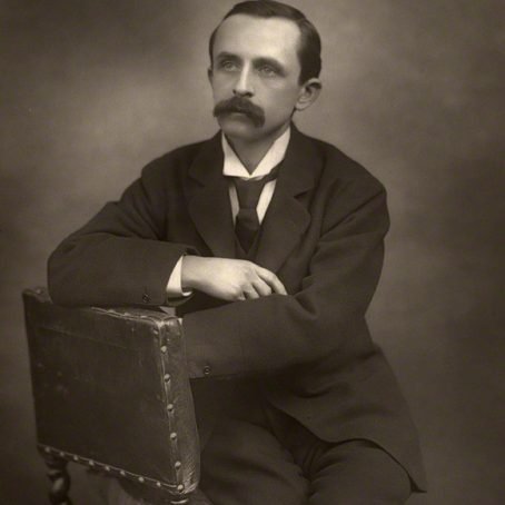 NPG x5161; J.M. Barrie by Herbert Rose Barraud